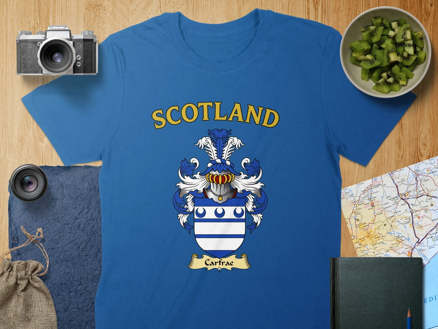 Scotland Family Crest Coat of Arms Graphic T-shirt product