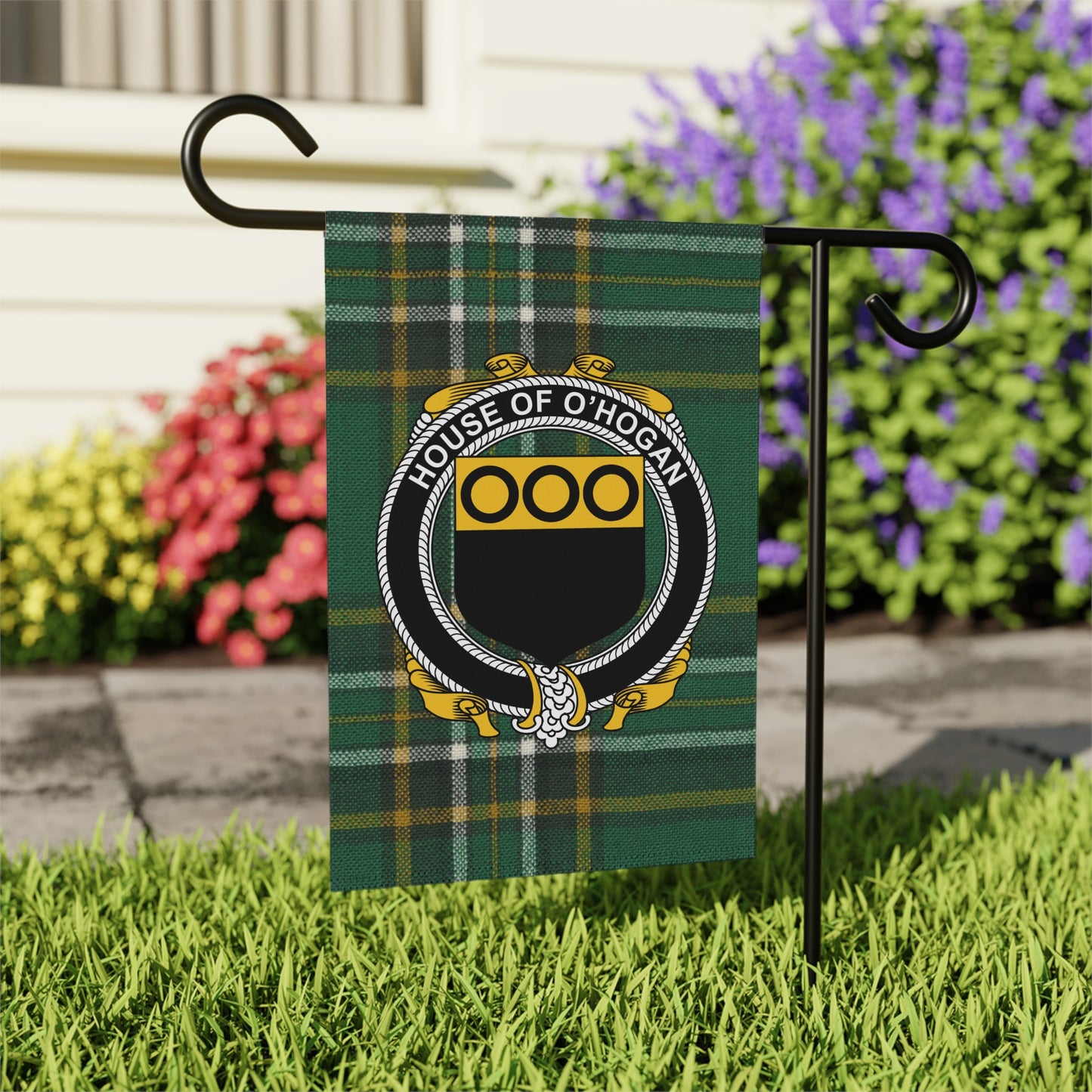 House of O'Hogan Plaid Outdoor Garden Flag product