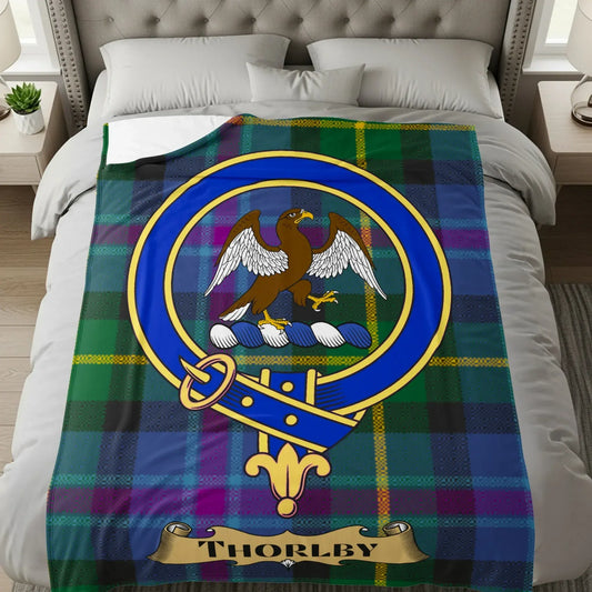 Personalized Family Heritage Crest Blanket product