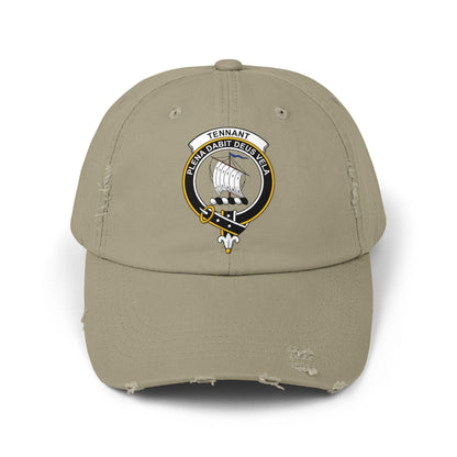 Tennant Clan Crest Scottish Distressed Baseball Cap - Celtic Ancestry Gifts