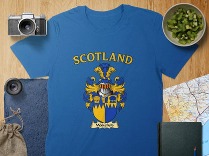 Scotland Wakefield Crest Blue Graphic Tee product