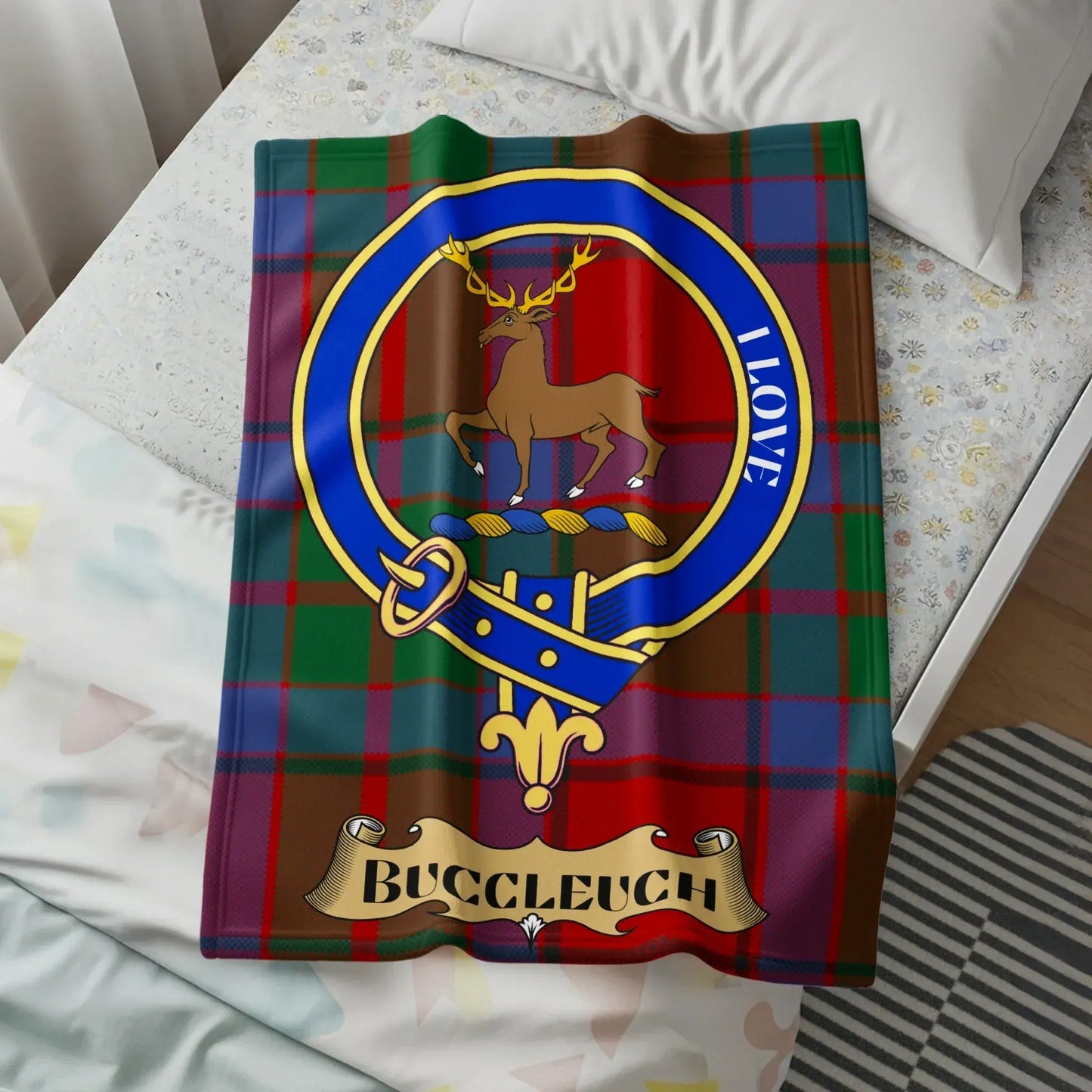 Buccluech I Love Unique Personalized Blanket product