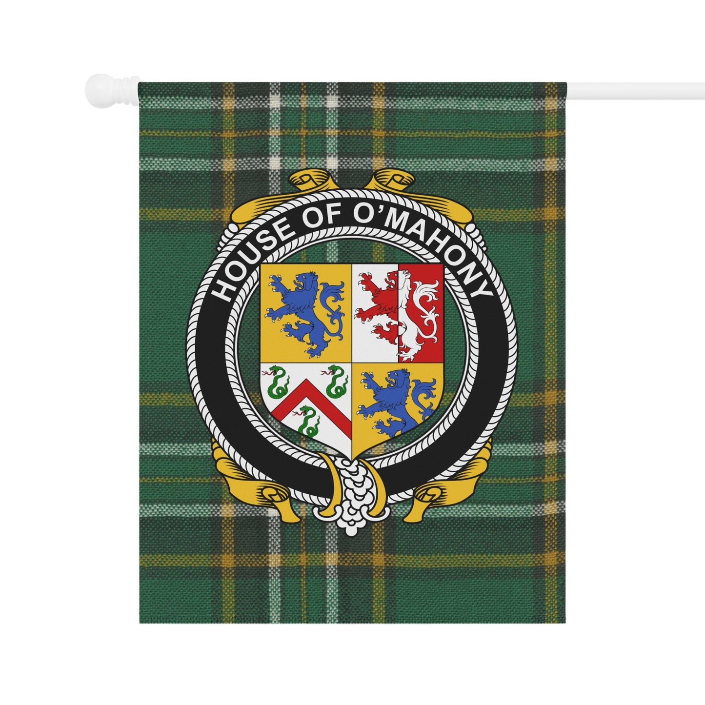 House of O'Mahony Tartan Plaid Wall Banner