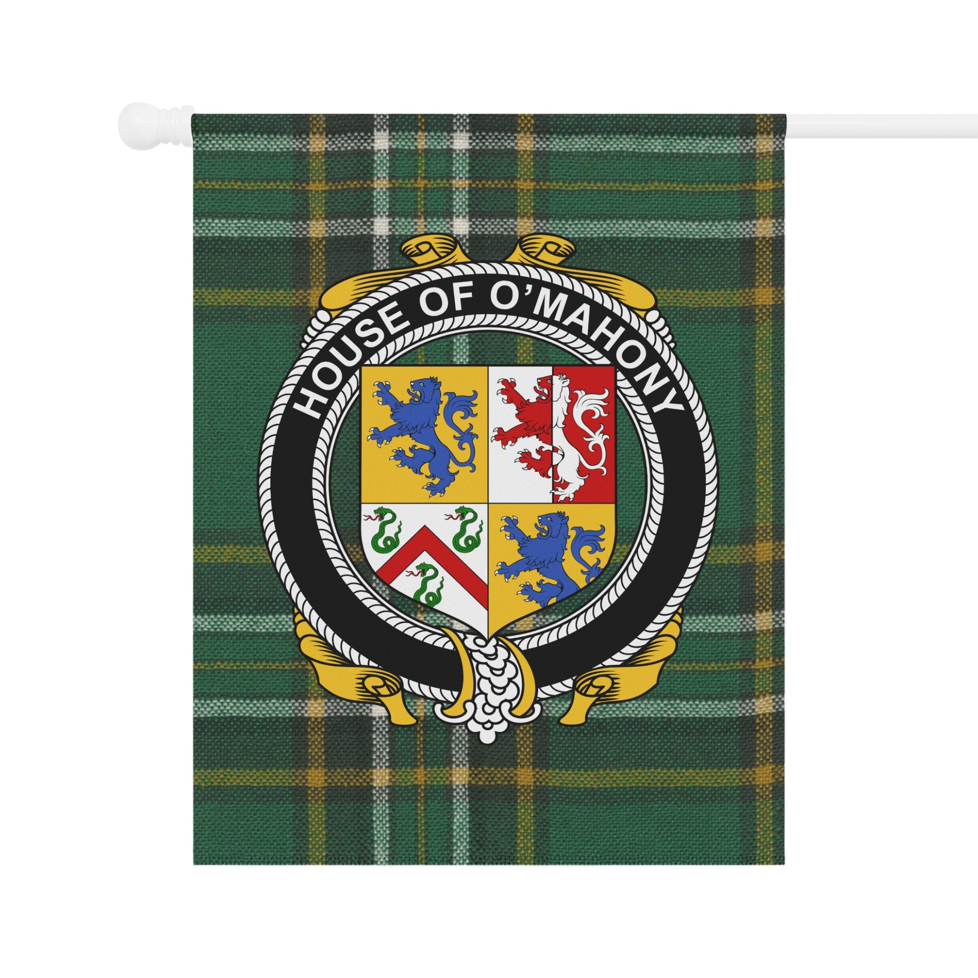 House of O'Mahony Tartan Plaid Wall Banner