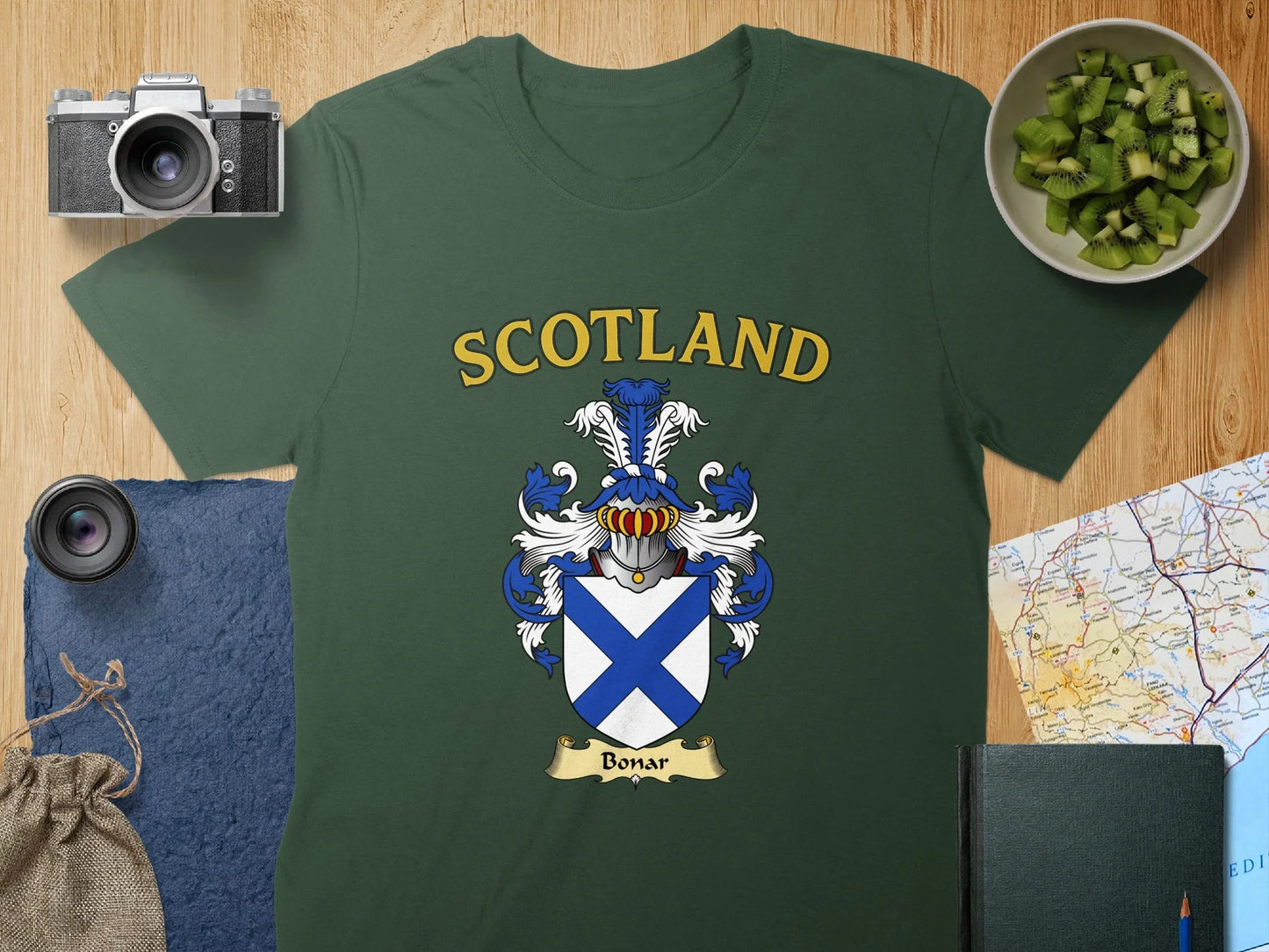 Scotland Bonar Coat of Arms Graphic T-Shirt product
