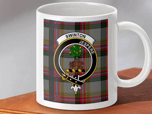 Swinton Jesperee Clan Crest Tartan Mug Product