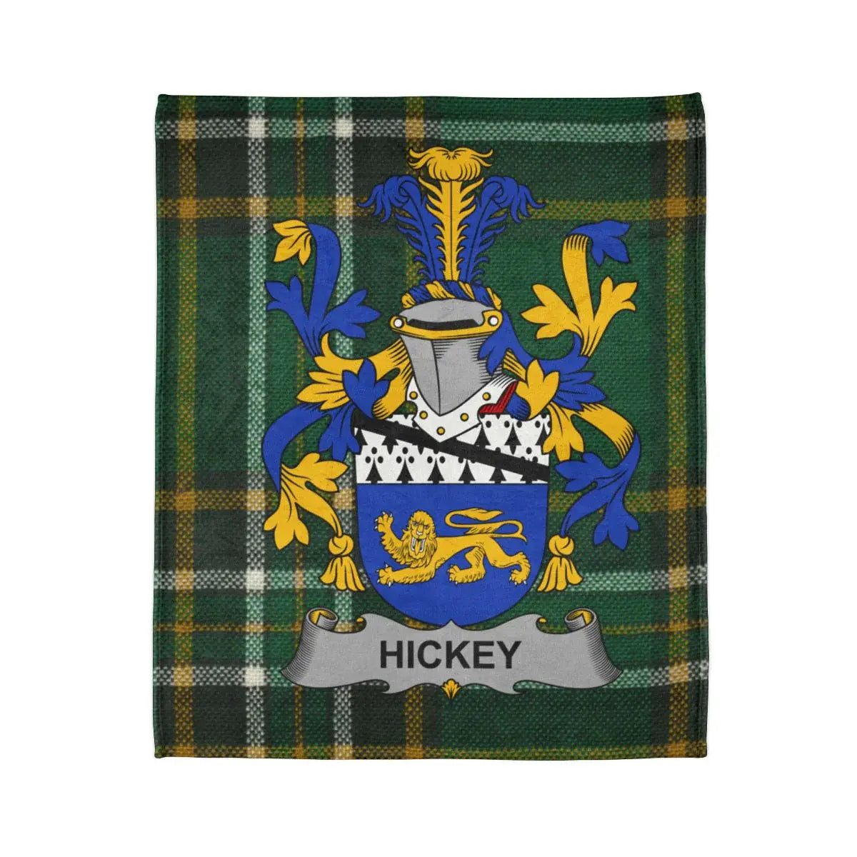 Hickey Family Crest Tartan Blanket product