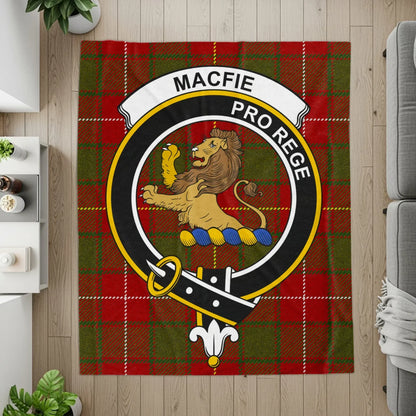 Macfie Pro Rege Red Tartan Pattern Rug product
