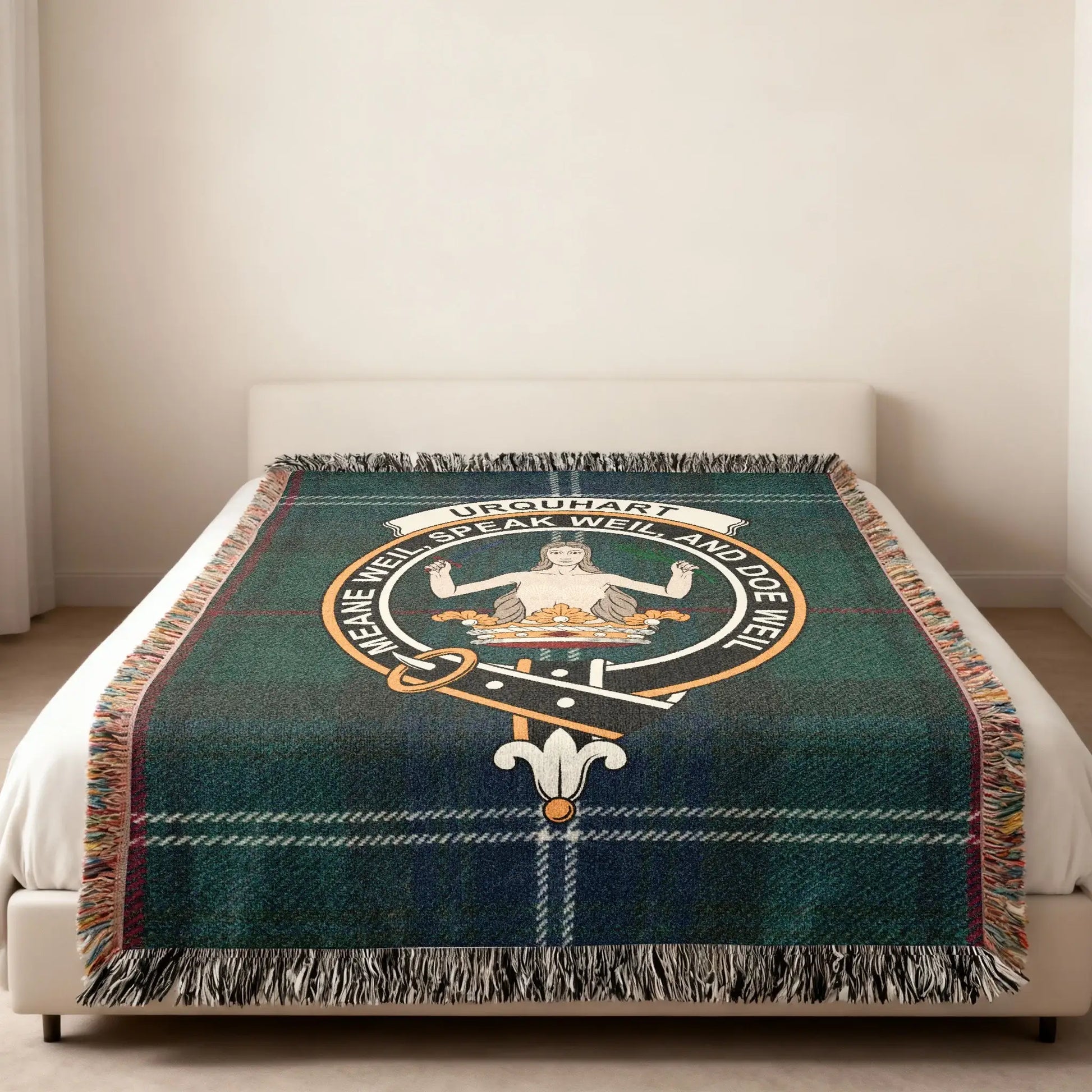 Urquhart Coat of Arms Decorative Blanket Product
