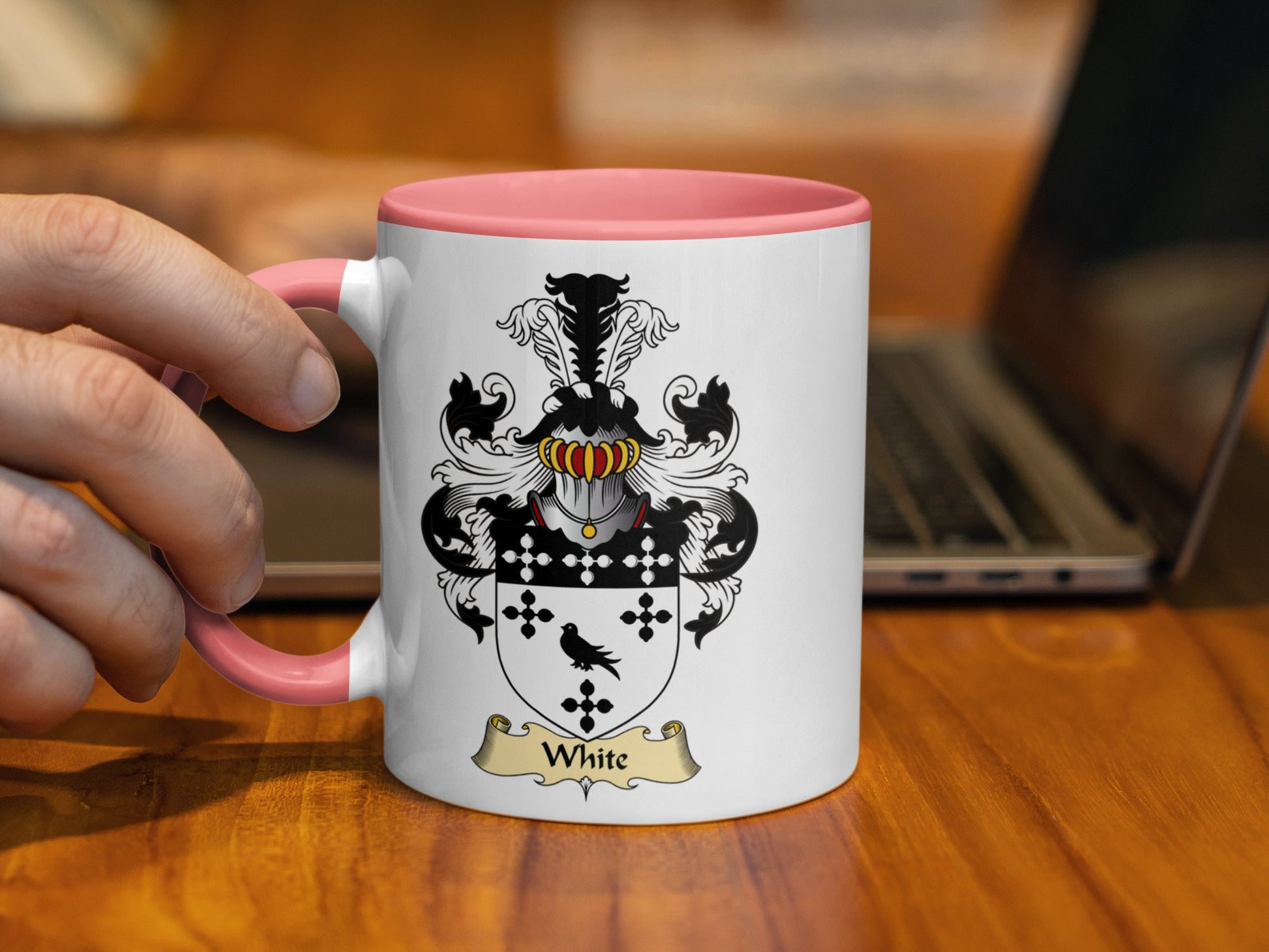 Clan White Scottish Coat of Arms Mug - Living Stone Gifts