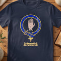 Duncanson Scottish clan crest T-shirt in navy