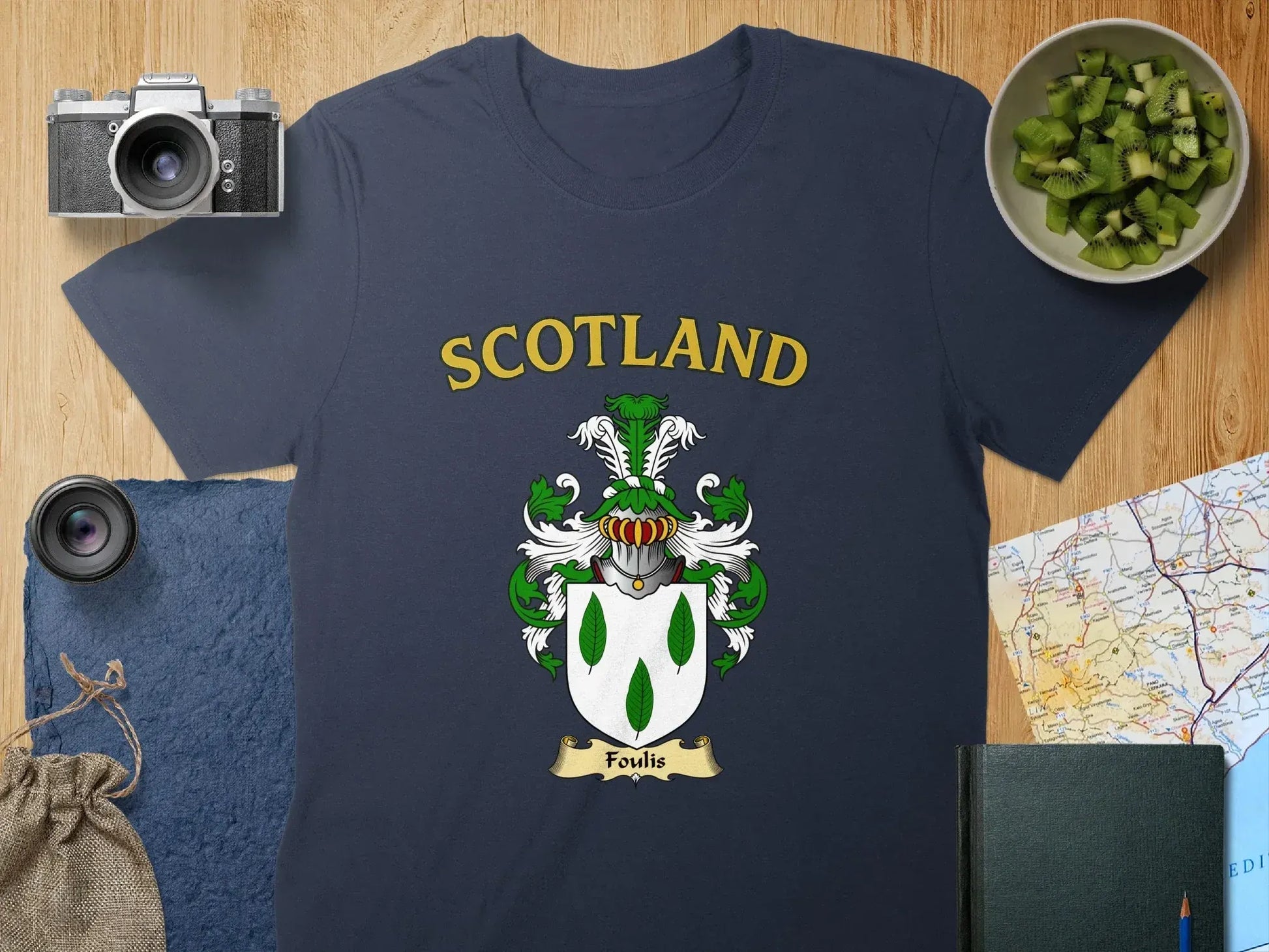Scotland Foulis Crest with Shield T-shirt product