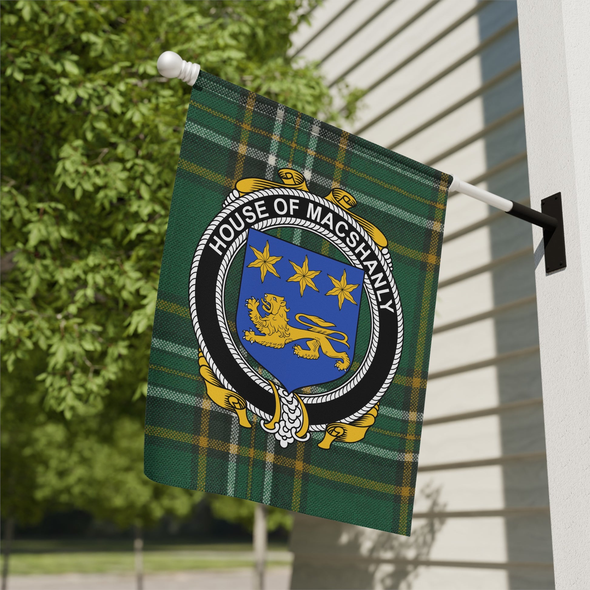 House of MacShanley Scottish Plaid Outdoor Flag