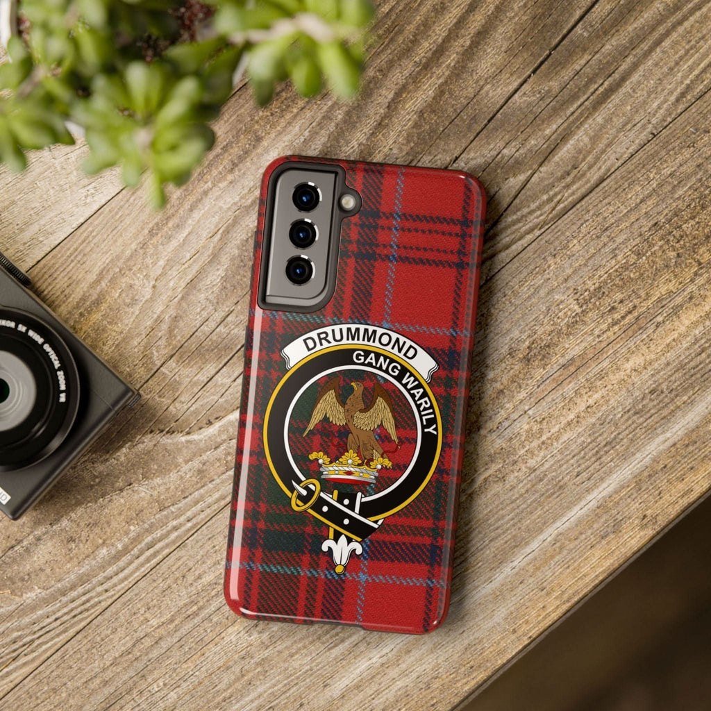 Drummond Clan Scottish Tartan Cell Phone Case - Celtic Ancestry Gifts