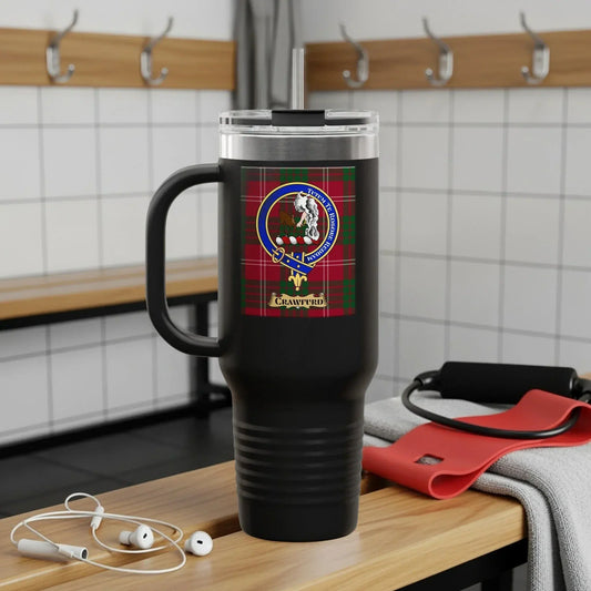 Crawford Ancient Scottish Clan Crest Tumbler product type