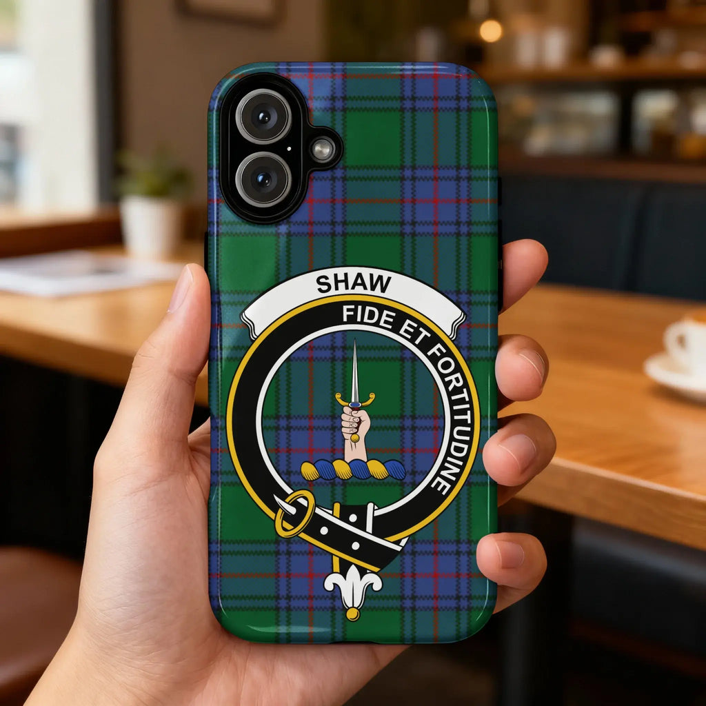 Shaw Fide Et Fortitudine Tartan Phone Case