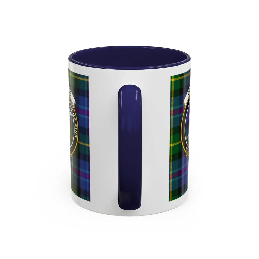 Vibrant Tartan Pattern Mug With Colorful Plaid Design