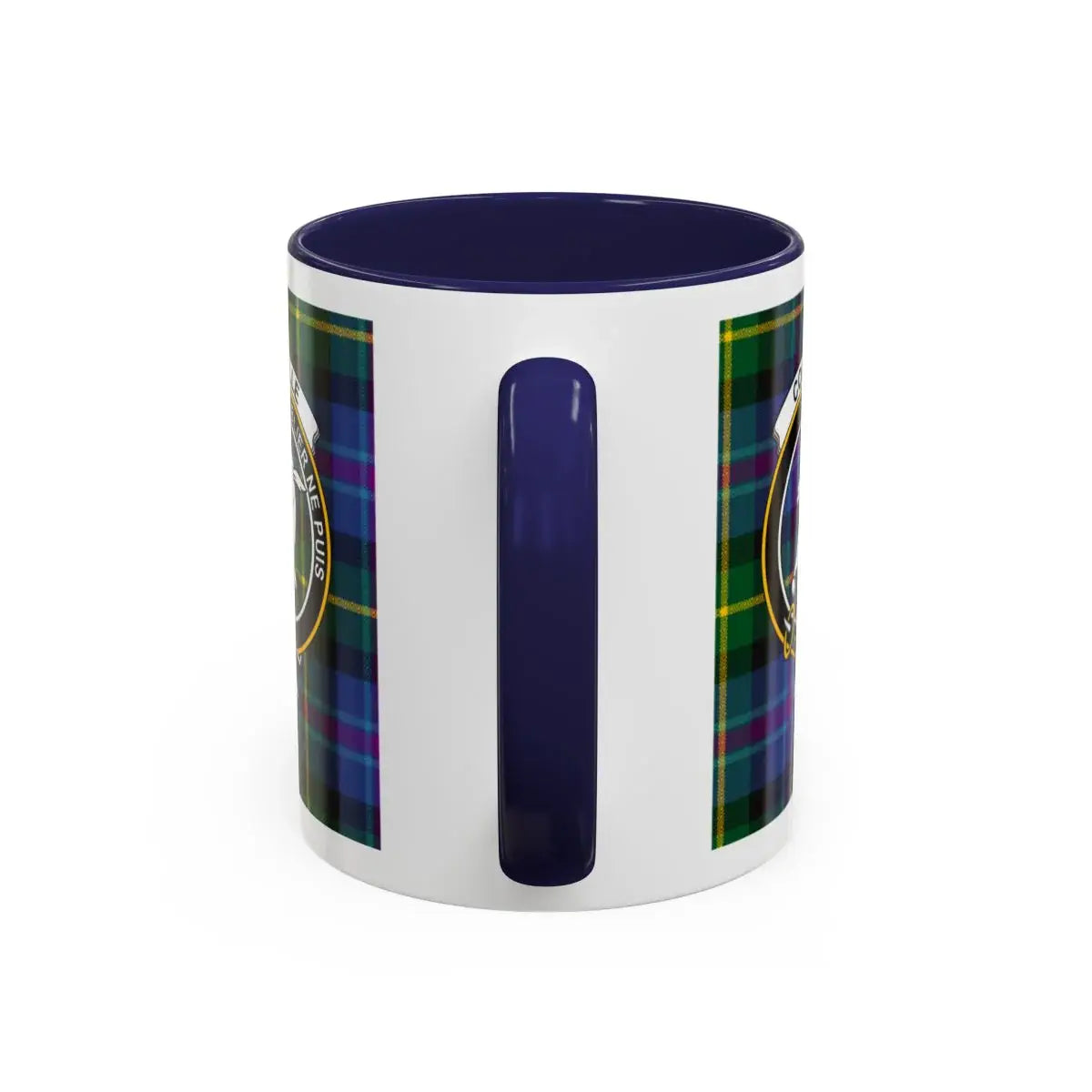 Vibrant Tartan Pattern Mug With Colorful Plaid Design