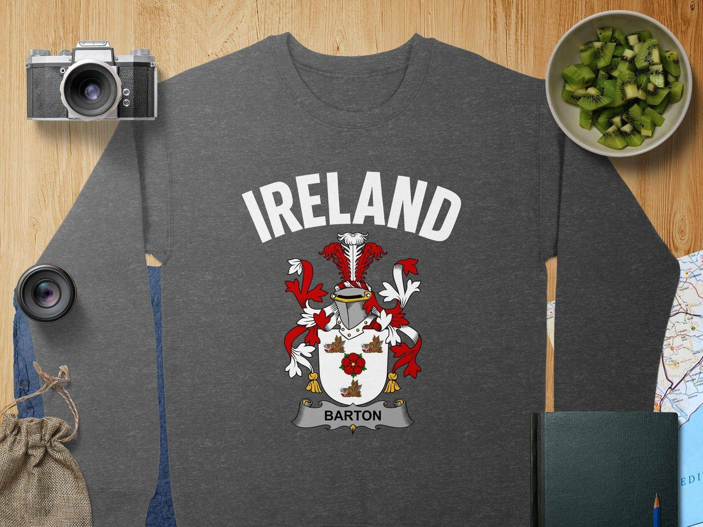 Ireland Barton Coat of Arms Long Sleeve Shirt product