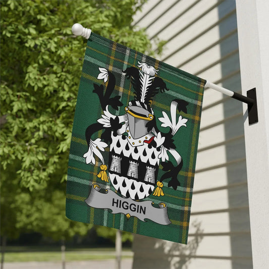 Higgin Clan Crest Garden Flag decor product