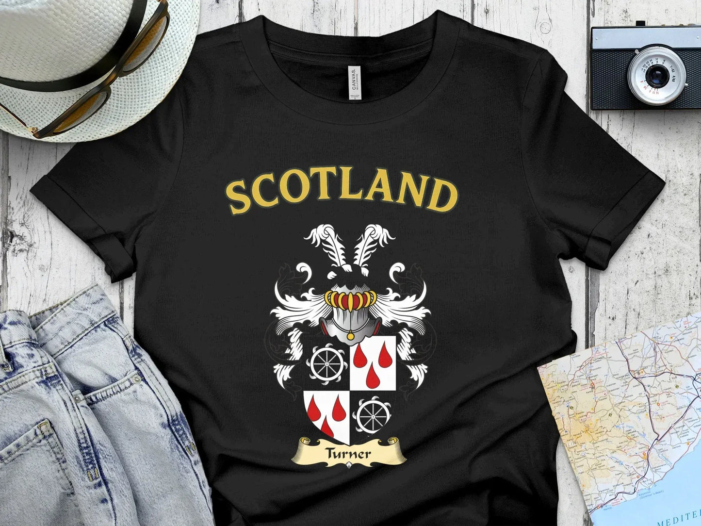 Scotland Family Crest Graphic Printed Shirt product