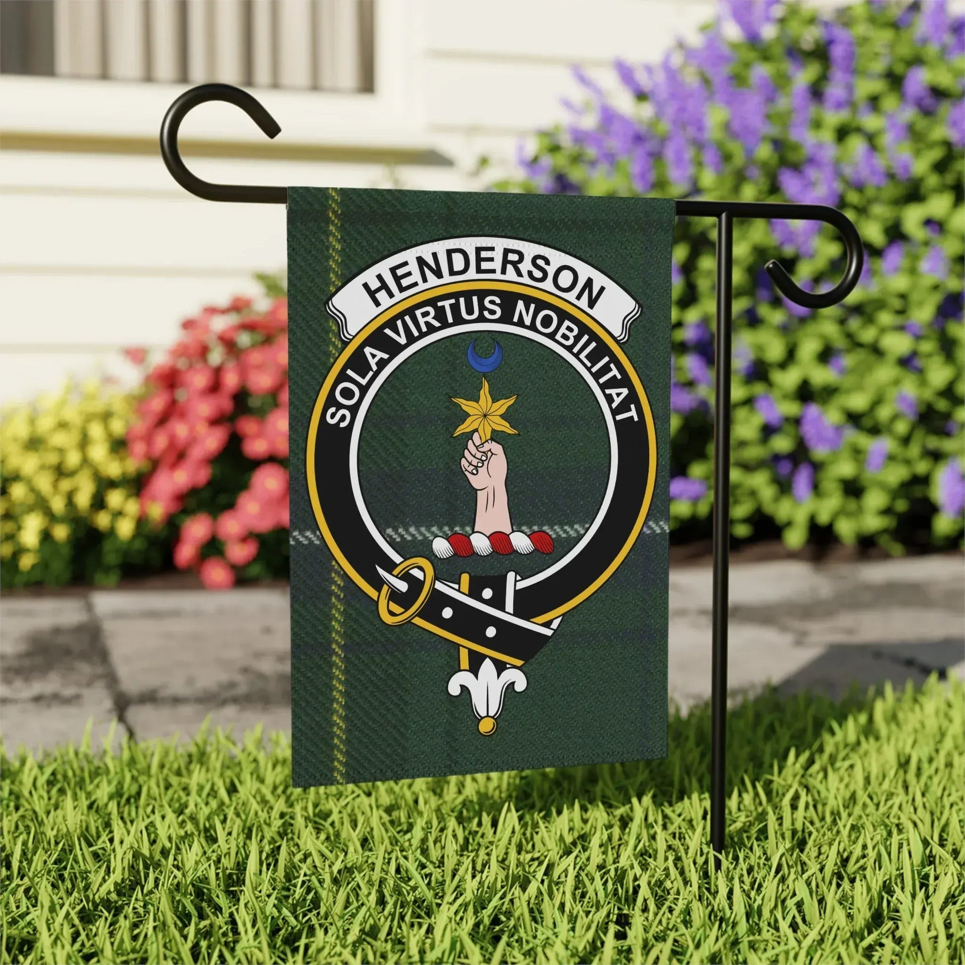 Henderson Sola Virtus Nobilitat Garden Flag product
