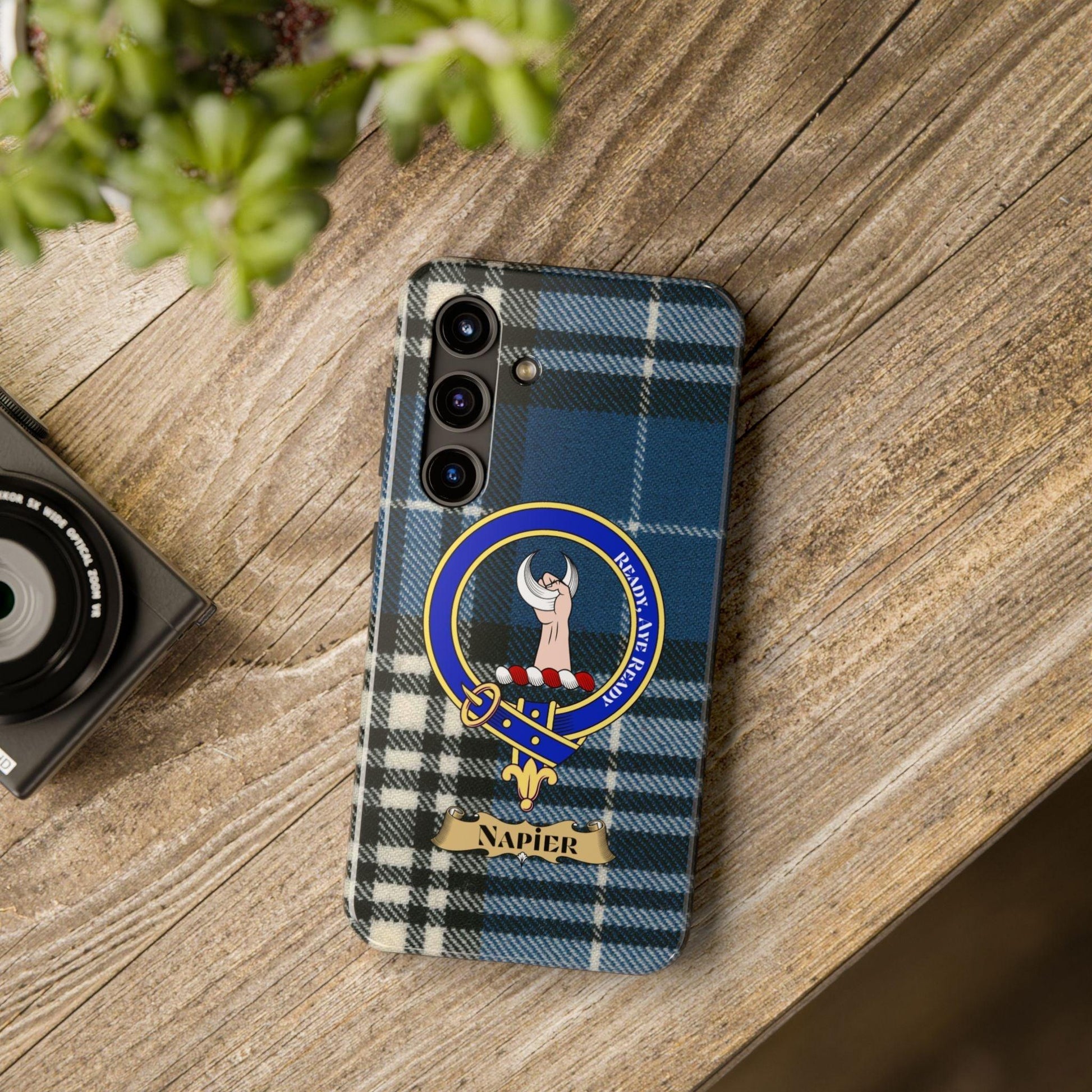 Napier Clan Scottish Tartan Cell Phone Case - Celtic Ancestry Gifts