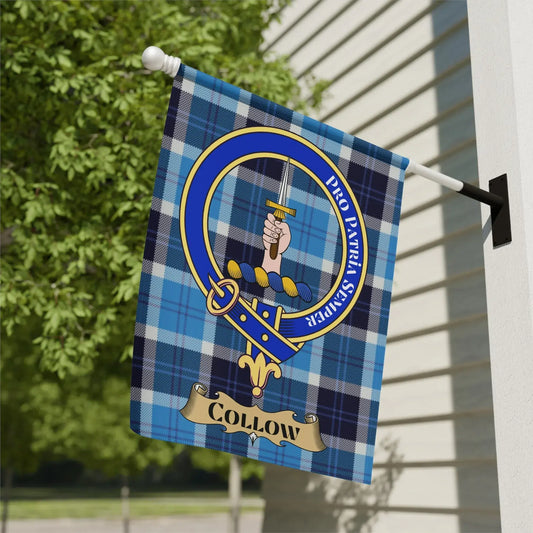Personalized Blue Tartan Scottish Clan Flag product