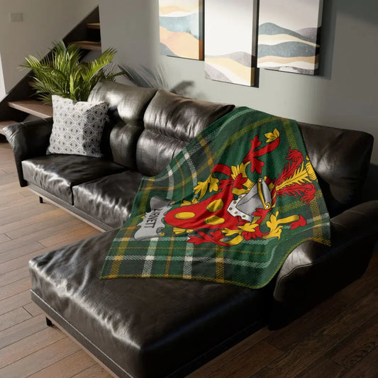 Personalized Family Crest Blanket product