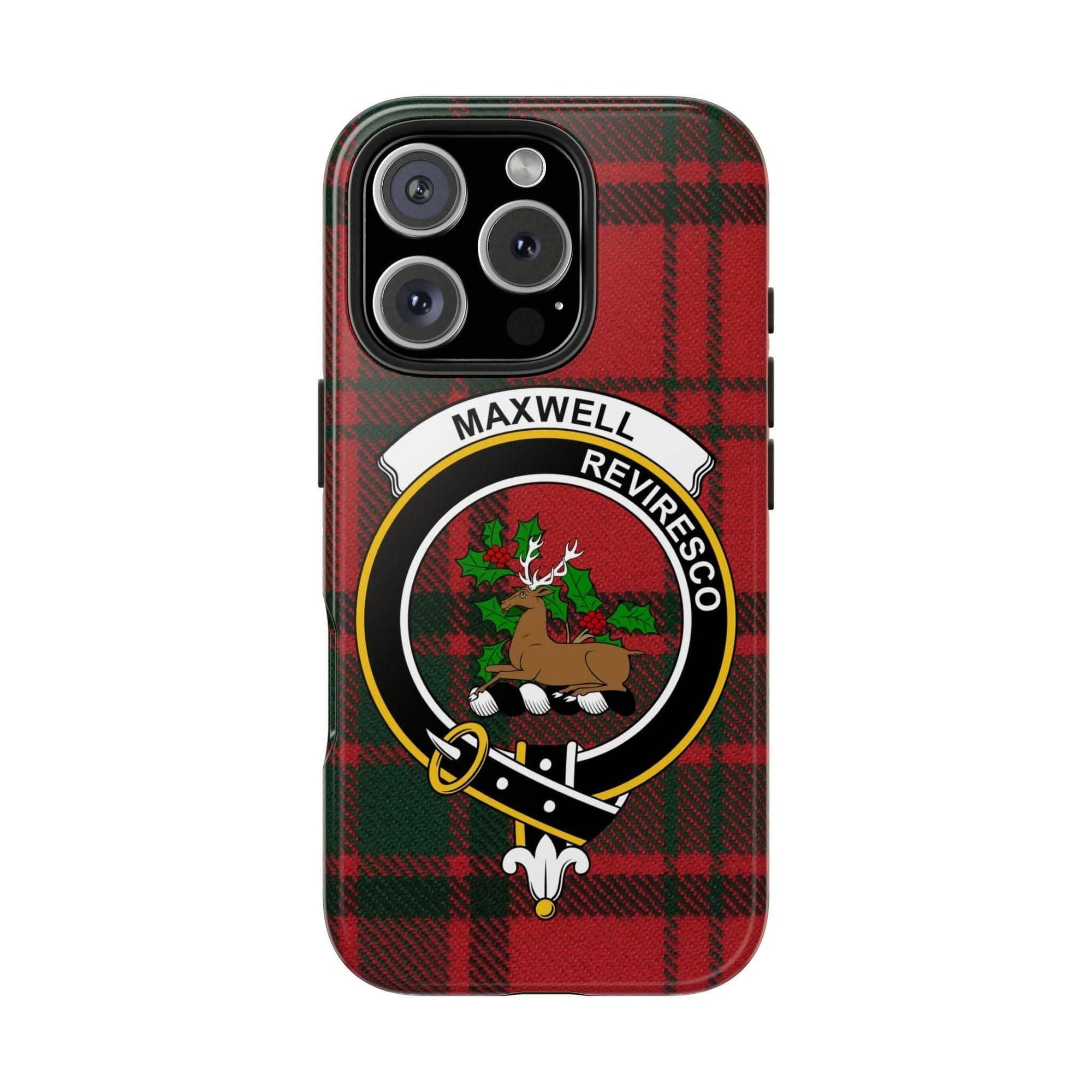 Maxwell Clan Scottish Tartan Cell Phone Case - Celtic Ancestry Gifts