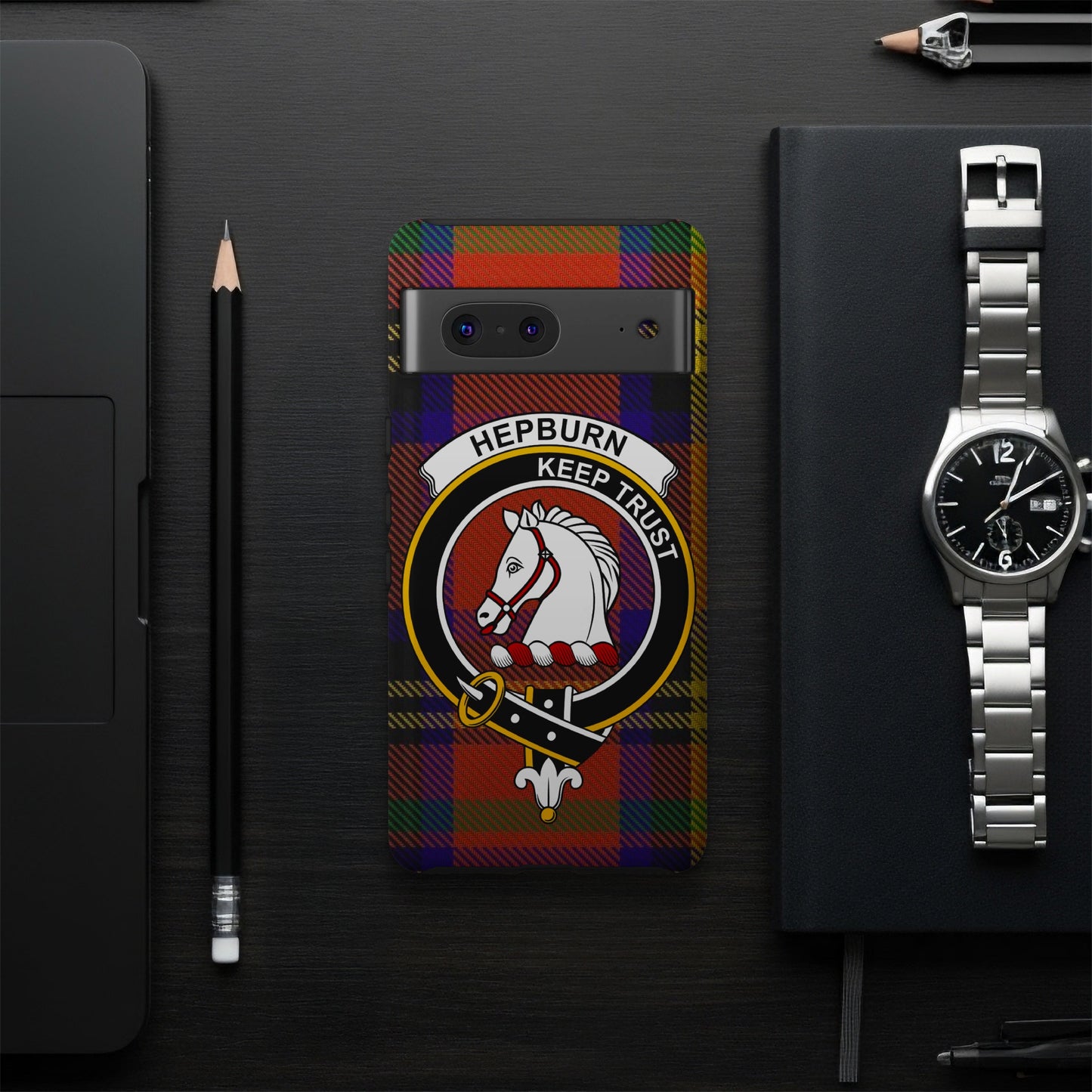 Hepburn Keep Trust Plaid Phone Protection Case