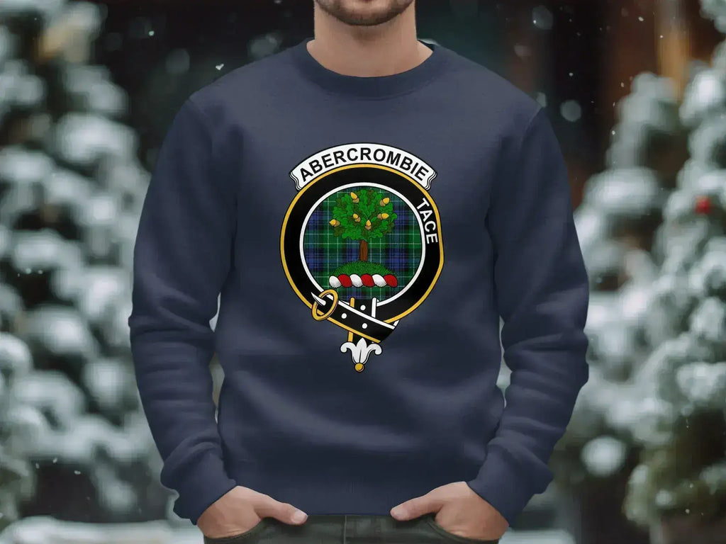 Abercrombie crewneck sweatshirt in forest green with Tace motto