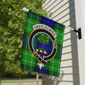 Clan Abercrombie tace crest plaid design house banner — 12x18 inch, poly canvas