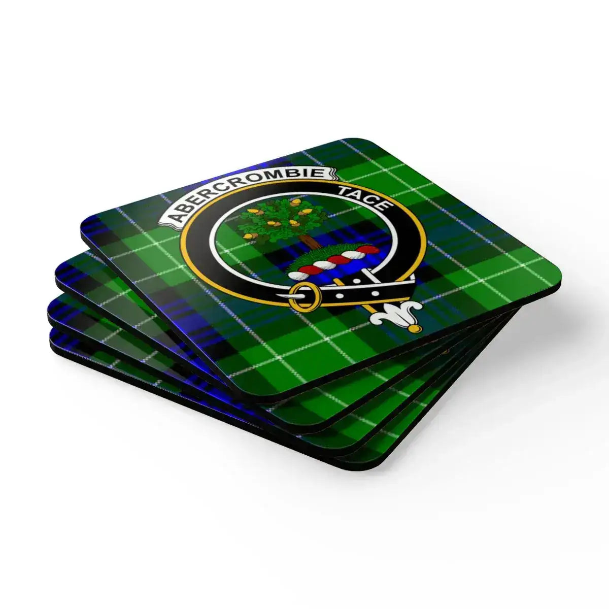 Abercrombie Tace Plaid Design Decorative Coaster product