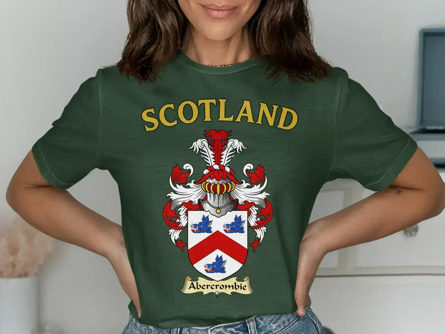 Scotland Abercrombie Crest Design T-shirt product type