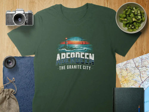 Aberdeen The Granite City Graphic T-shirt