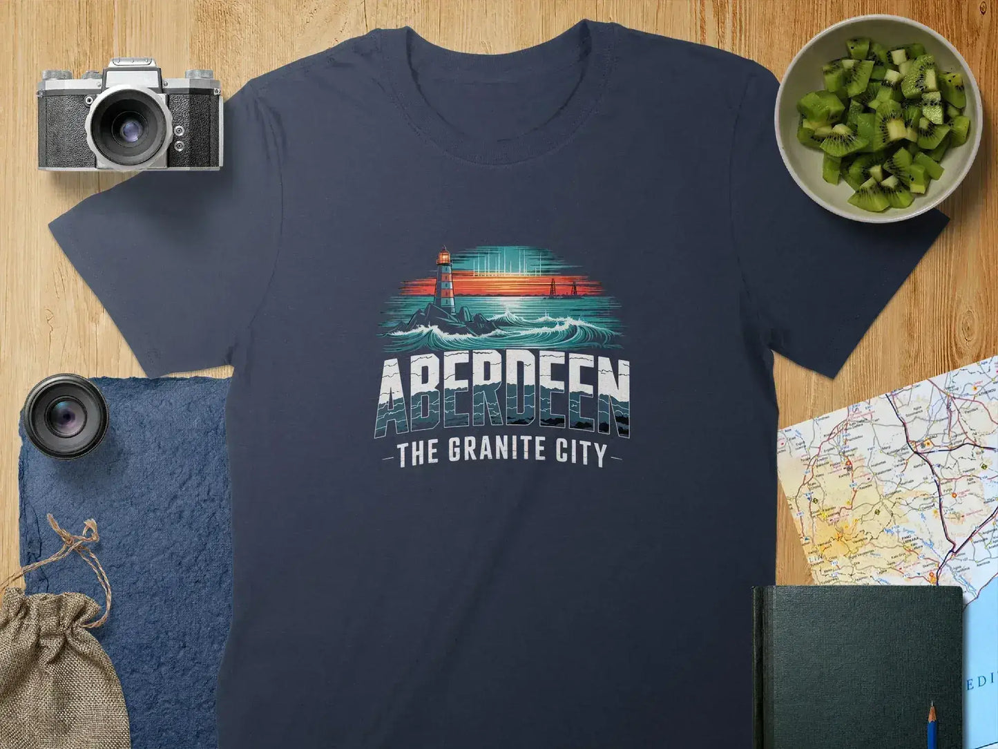 Aberdeen The Granite City Graphic T Shirt product