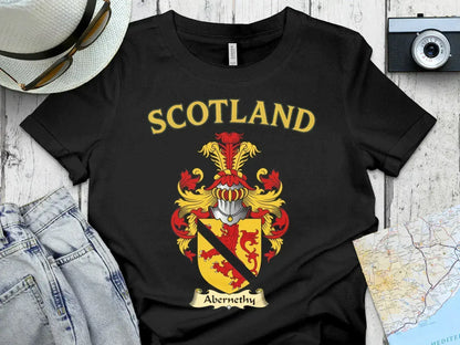 Scotland Abernethy Crest Graphic Black T-shirt product
