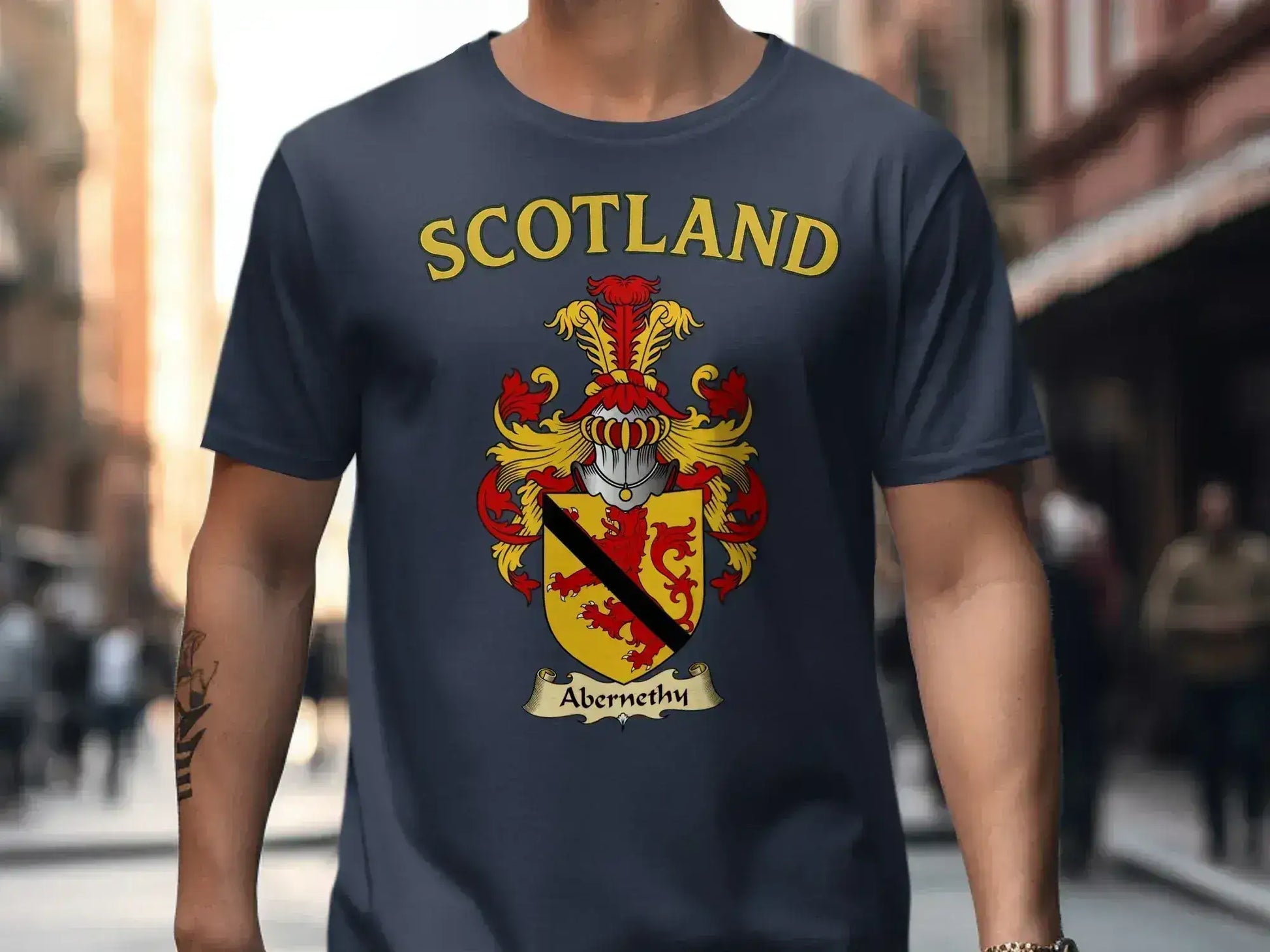 Scotland Abernethy Crest Emblem Graphic T-shirt product