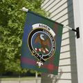 Clan Agnew consilio non impetu clan crest garden flag — 12x18 inch, poly canvas