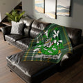 Personalized Aherne Family Crest Blanket for Home Decor