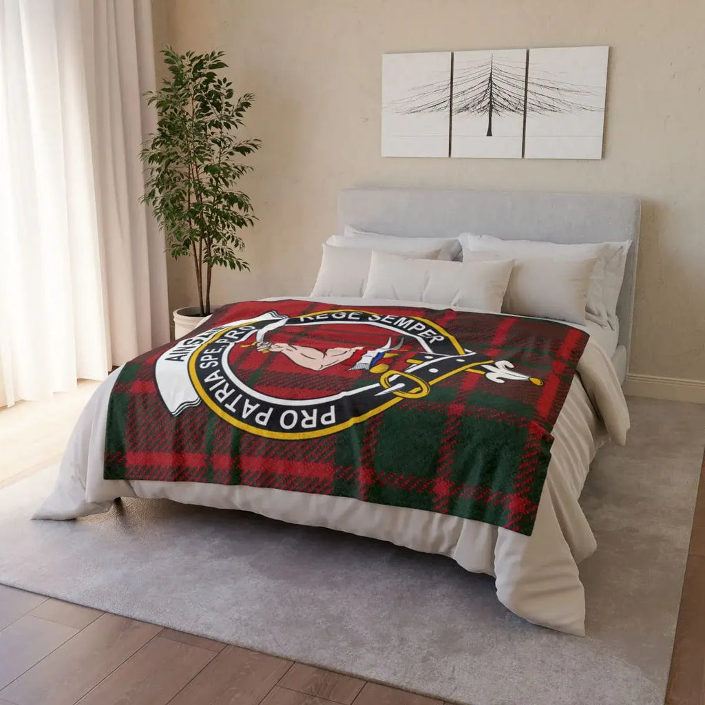 Scottish Tartan Plaid Design Cozy Bed Blanket