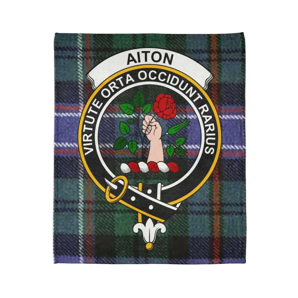 Virtute Orta Occidunt Rarius Aiton Tartan product