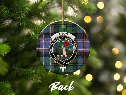 Virtute Orta Occidunt Rarius Circular Ornament product