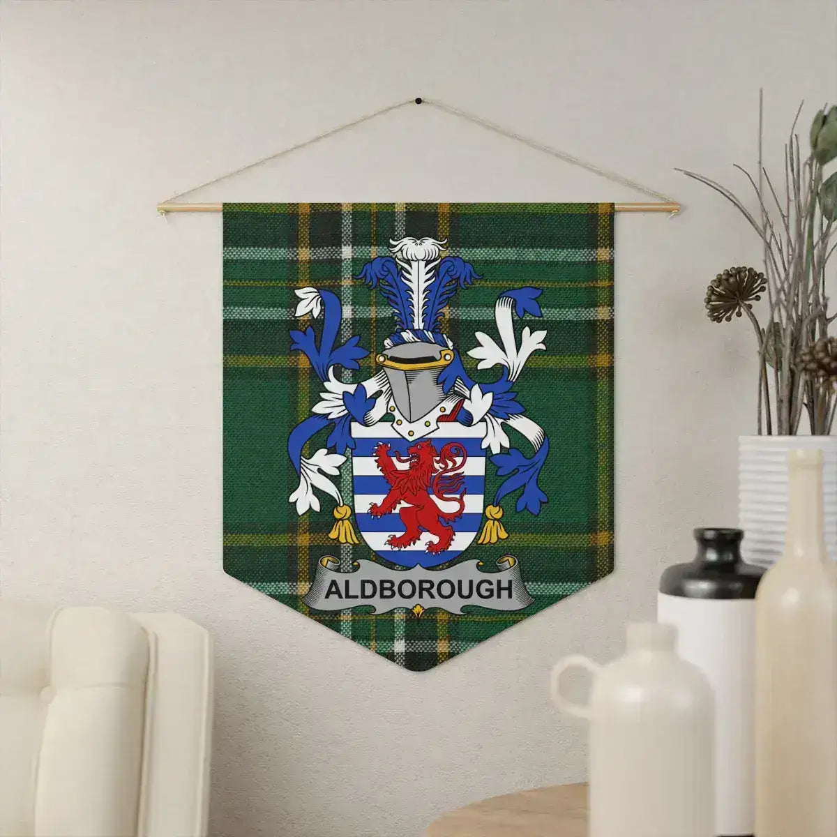 Aldborough Coat of Arms Hanging Tapestry product type