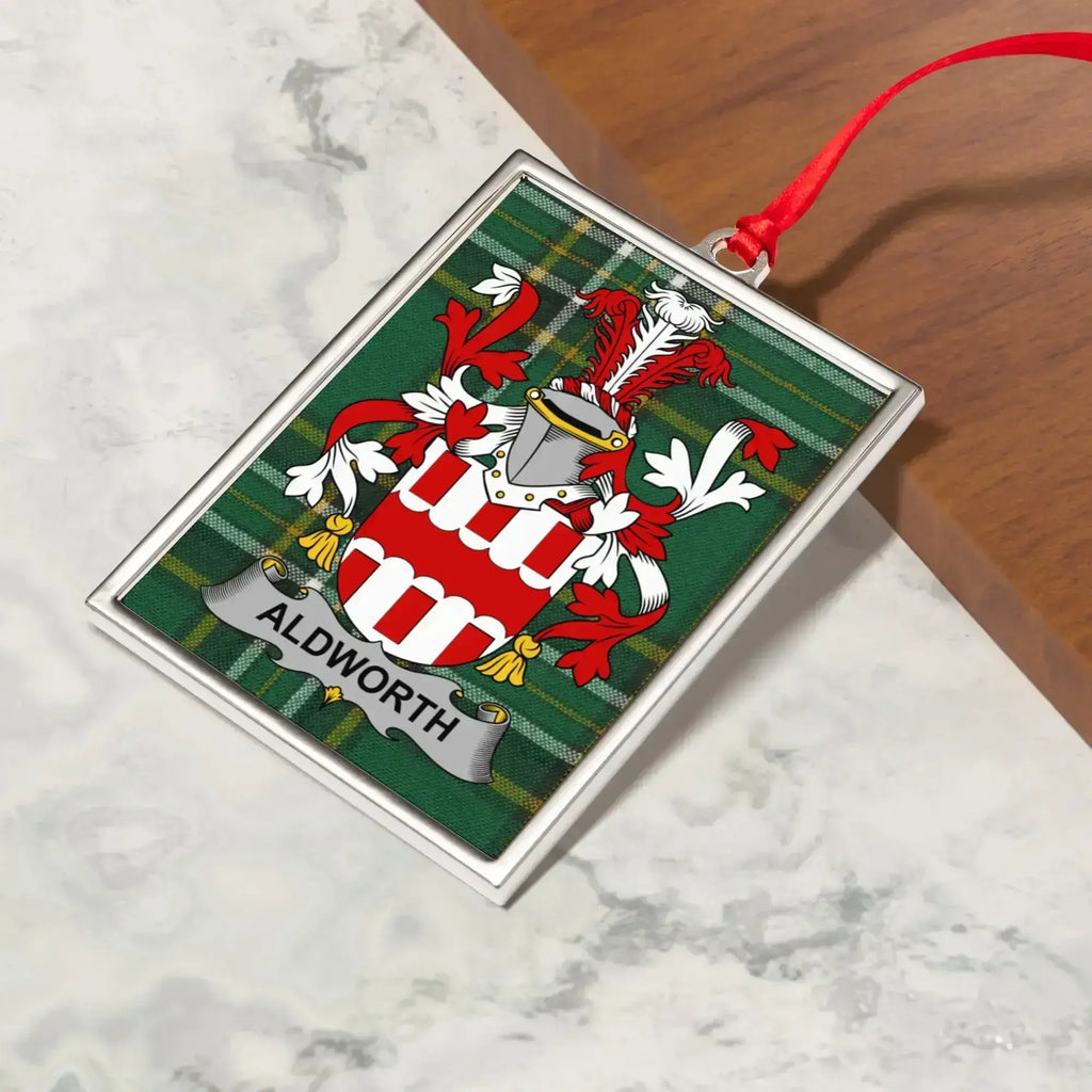 Aldworth Family Coat of Arms Ornament product type