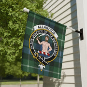Allardice Clan Crest Tartan Garden Flag – Two Sizes