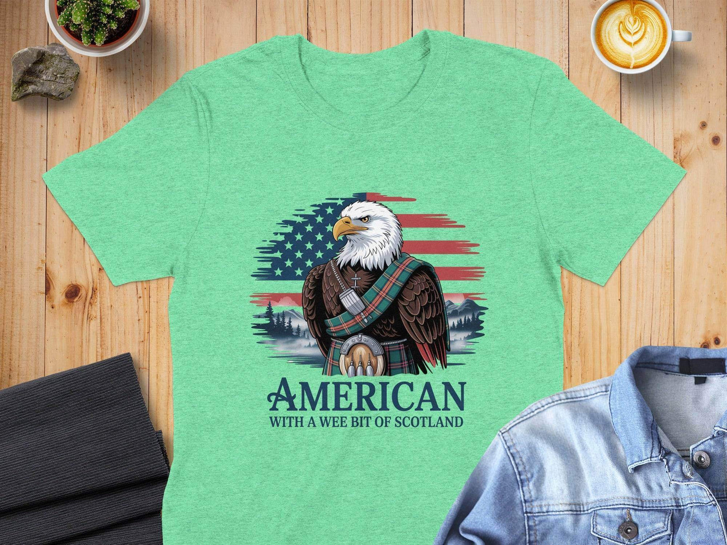 American Eagle with Scottish Twist T-Shirt product
