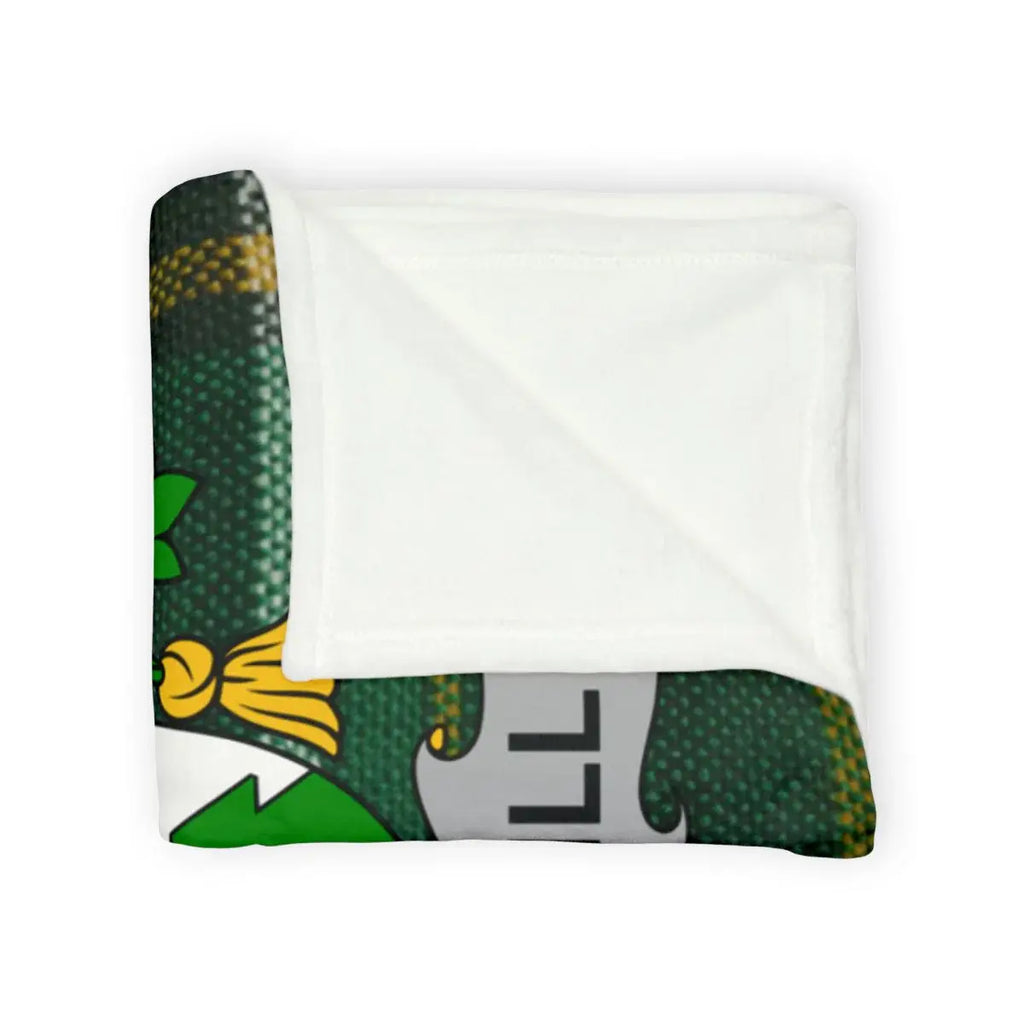 Cozy Warm Personalized Family Crest Blanket