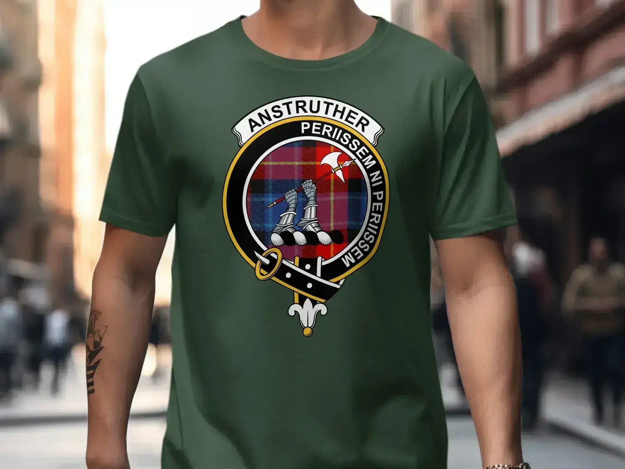 Anstruther Periissem Black Watch Crest Graphic T-Shirt product type